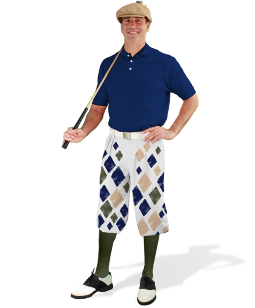 Golf Knickers: Mens Argyle Sknickers Knickers Outfit - K