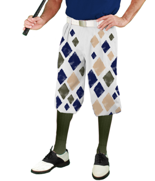 Golf Knickers: Mens Argyle Sknickers Knickers Outfit - K