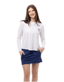 SanSoleil: Ladies Sunglow Relaxed Drop-Tail Tee - 900479 Clothing