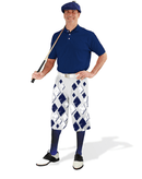 Golf Knickers: Mens Argyle Sknickers Knickers Outfit - M Clothing