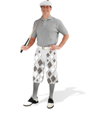 Golf Knickers: Mens Argyle Sknickers Knickers Outfit - N Clothing