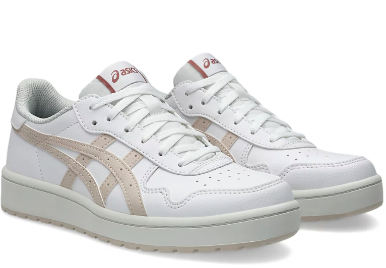 Asics Golf Shoes: Women's Japan S Golf  - White/Mineral Beige