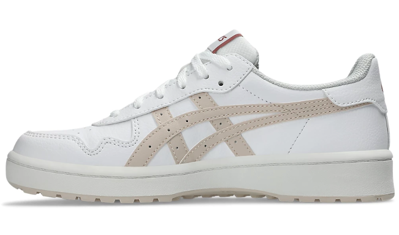 Asics Golf Shoes: Women's Japan S Golf  - White/Mineral Beige