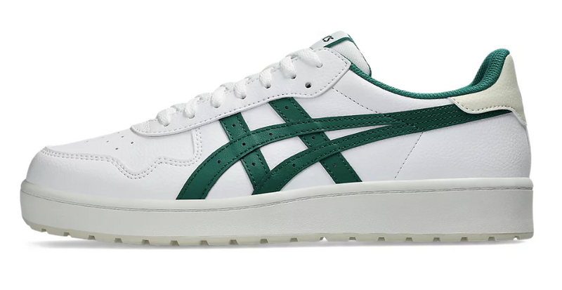Asics Golf Shoes: Men's Japan S Golf  - White/Jasper Green