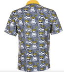 Tattoo Golf:  Men's Party Animal Cool-Stretch Performance Golf Shirt - Frog