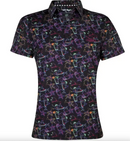 Tattoo Golf: Couple's Matching 19th Hole Golf Shirts - Neon