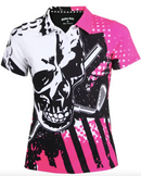 Tattoo Golf: Couple's Matching Blade Golf Shirts - Blue/Pink