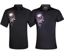 Tattoo Golf: Couple's Matching Bad Lies Golf Shirts - Black