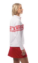 SanSoleil: Ladies SolCool 1/4 Zip Mock - 900454