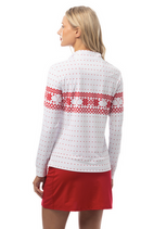 SanSoleil: Ladies SolCool 1/4 Zip Mock - 900454