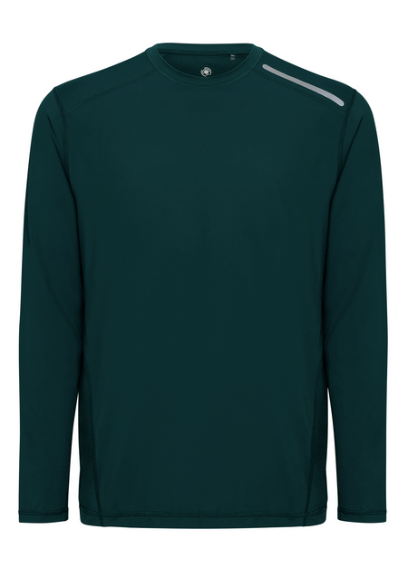 BloqUV: Men's UPF 50 Long Sleeve Jet Tee (12002) - Jungle Green
