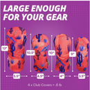 Taboo Fashions: Ladies 4-Pack Club Cover Set - Desert Daydream