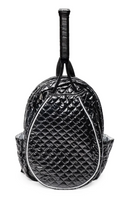Glove It: Quilted Tennis Racquet Backpack - Black