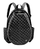 Glove It: Quilted Tennis Racquet Backpack - Black