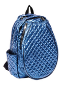 Glove It: Quilted Tennis Racquet Backpack - Navy
