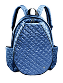 Glove It: Quilted Tennis Racquet Backpack - Navy