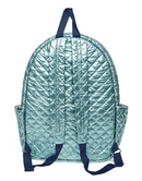 Glove It: Quilted Tennis Racquet Backpack - Teal
