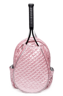 Glove It: Quilted Tennis Racquet Backpack - Pink