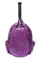 Glove It: Quilted Tennis Racquet Backpack - Purple