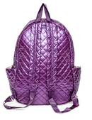 Glove It: Quilted Tennis Racquet Backpack - Purple