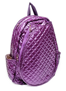 Glove It: Quilted Tennis Racquet Backpack - Purple