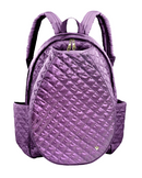 Glove It: Quilted Tennis Racquet Backpack - Purple