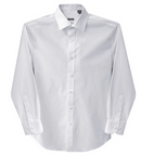 Golf Knickers: Men's Dress Shirt Golf Outfit - Navy Stewart & White with Solid Red Tie