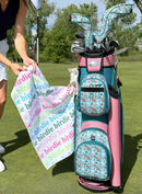 Sassy Caddy: Print Golf Towel - Birdie