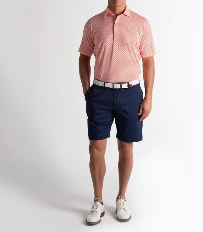 Fairway & Greene: Men's Summit Print Polo