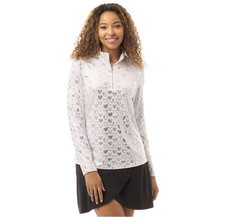 SanSoleil: Ladies SolShine Long Sleeve Mock - 900320