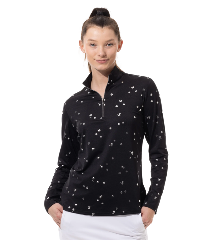 SanSoleil: Ladies SolShine Long Sleeve Mock - 900320