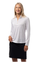 SanSoleil: Ladies SolShine Long Sleeve Mock - 900320
