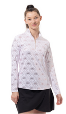 SanSoleil: Ladies SolShine Long Sleeve Mock - 900320