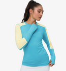 BloqUV: Women's UPF 50 Quarter Zip Polo (3008)