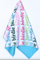 Sassy Caddy: Print Golf Towel - Birdie