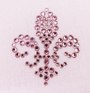 Dolly Mama: Ladies Rachel Cap - Crystal Fleur De Lis