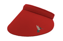 Dolly Mama: Ladies Brigitte Clip On Visor with Crystal Hummingbird