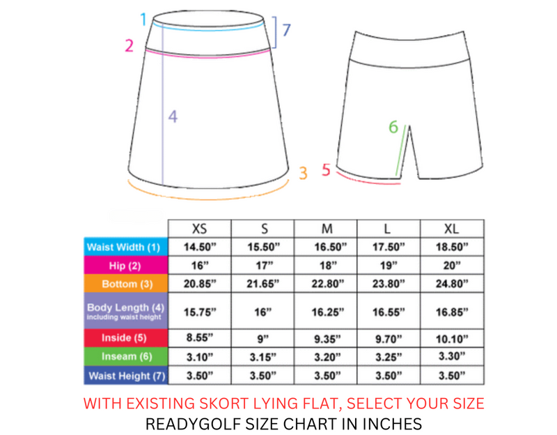 Hip To Be Square Ladies Active SKORT by ReadyGOLF