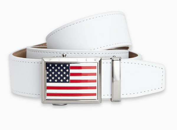 Nexbelt: Men's Heritage USA Belt - White