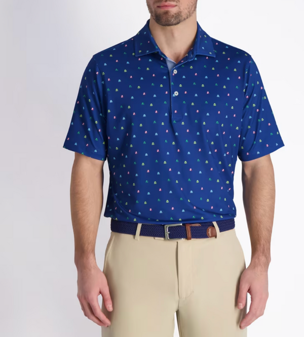 Fairway & Greene: Men's Silks Print Polo