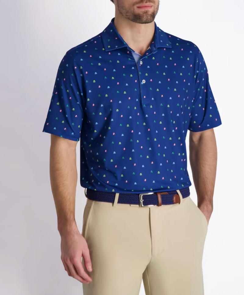 Fairway & Greene: Men's Silks Print Polo