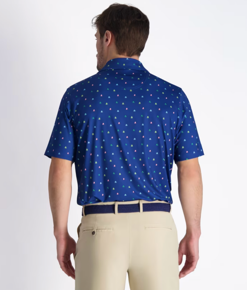 Fairway & Greene: Men's Silks Print Polo