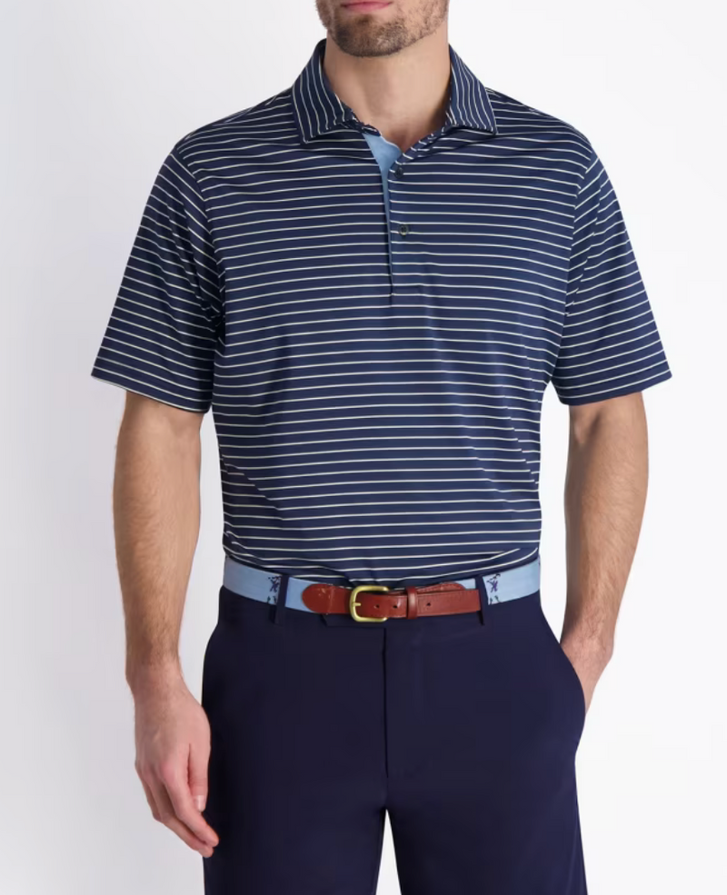 Fairway & Greene: Men's Michael Stripe Polo