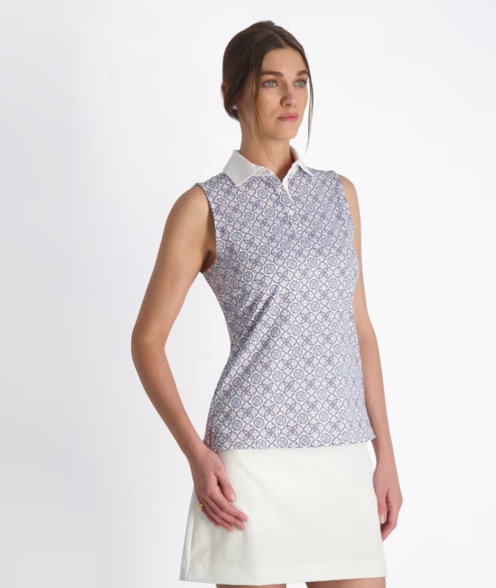 Fairway & Greene: Women's Liddie Sleeveless Polo