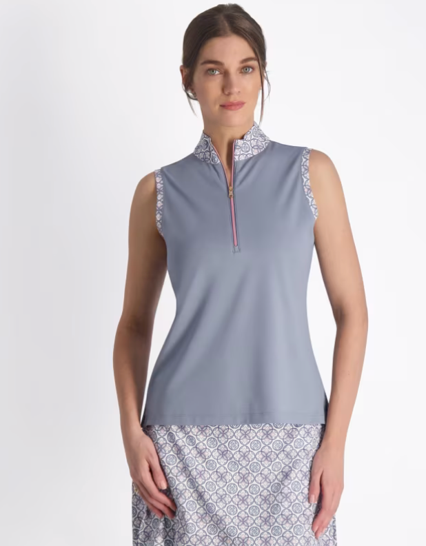 Fairway & Greene: Women's Nellie Sleeveless Polo