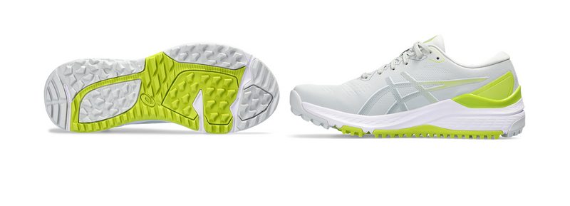 Asics Golf Shoes: Men's Gel-Kayano Ace 2  - Glacier Grey/Neon Lime