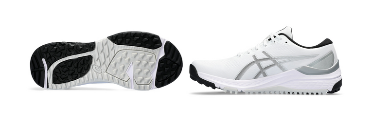 Asics Golf Shoes: Men's Gel-Kayano Ace 2  - White/Black