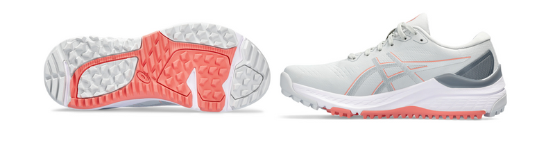 Asics Golf Shoes: Women's Gel-Kayano Ace 2  - Glacier Grey/Guava