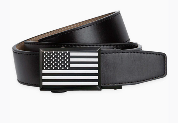 Nexbelt: Men's Heritage USA Flag Belt - Black