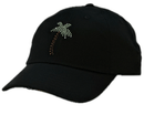 Dolly Mama: Ladies Rachel Crystal Cap - Palm Tree Hats